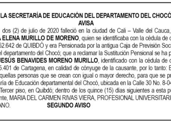 Edicto 2do. aviso Francia Elena Murillo de Moreno