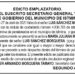 Edicto 2do. aviso Luis Sánchez Mosquera