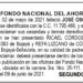 Edicto 2do. aviso José Óscar Córdoba Lizcano