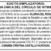 Edicto Gloria del Rosario Maturín de Sanclemente