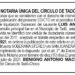 Edicto Luis Aníbal Nagles Quinto