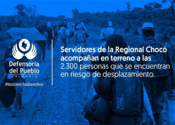 Defensoría pide protección a 700 familias indígenas confinadas en Bajo Baudó