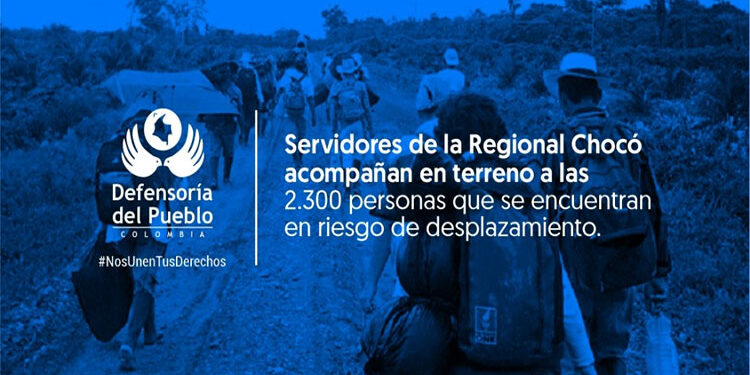 Defensoría pide protección a 700 familias indígenas confinadas en Bajo Baudó