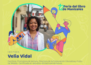 Velia Vidal en la Feria del Libro de Manizales