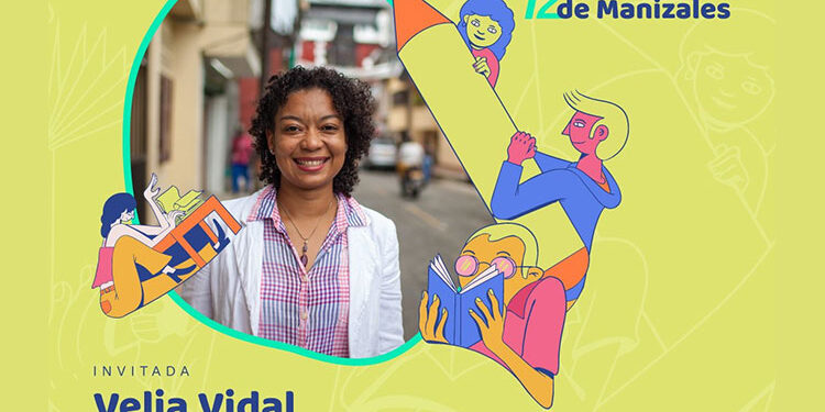 Velia Vidal en la Feria del Libro de Manizales