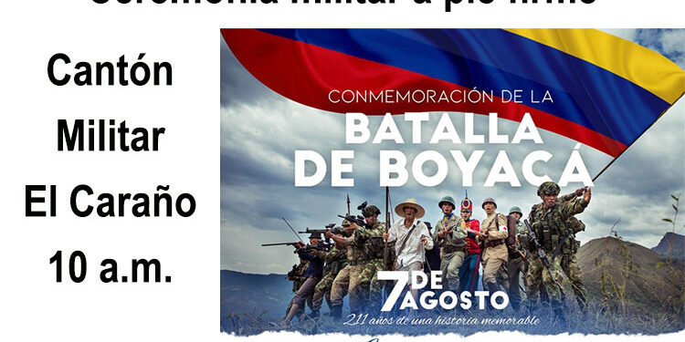 Conmemoración de la Batalla de Boyacá