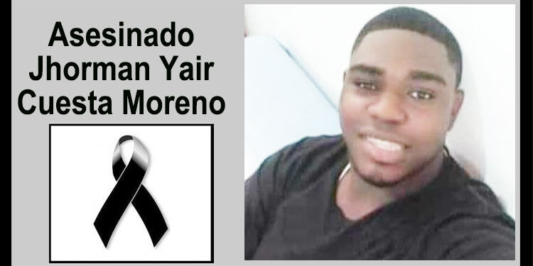 Asesinado Jhorman Yair Cuesta Moreno