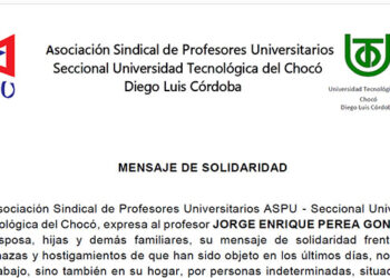 ASPU rechaza amenazas contra el líder sindical Jorge Perea