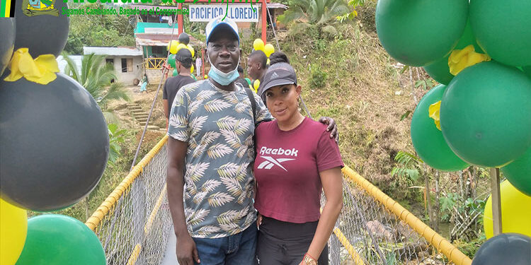 Bagadó: inauguran puente en Muchichí