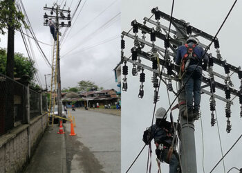 Mantenimiento de la red eléctrica de Quibdó