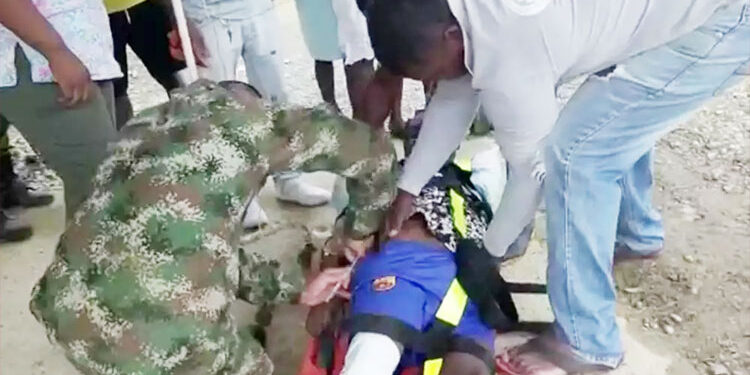 Campesino herido por mina antipersonal en Dipurdú