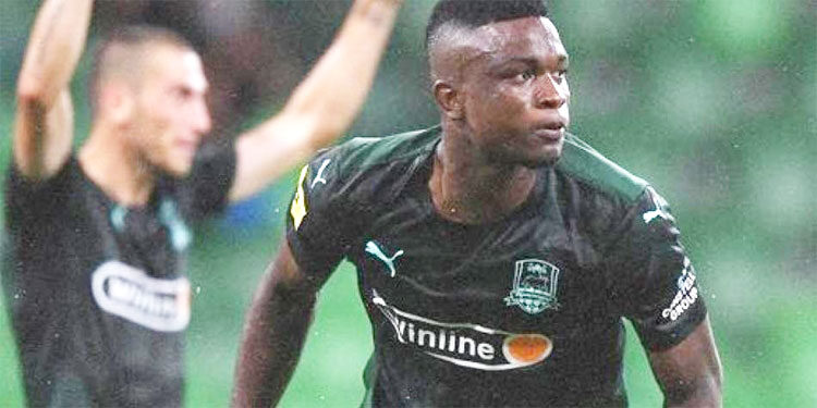 Jhon Córdoba, golazo y figura en la victoria del Krasnodar