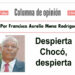 Despierta Chocó, despierta