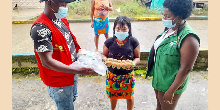 Entrega del PAE en Alto Baudó