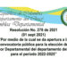 Convocatoria para la elección de Contralor Departamental del Chocó, período 2022-2025