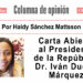 Carta abierta al Presidente de la República Dr. Iván Duque Márquez
