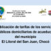 Tarifas de acueducto en el Litoral del San Juan, Chocó