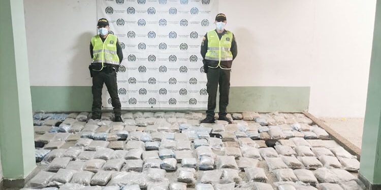 Incautan 270 kilos de marihuana en Nuquí