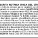 Edicto Calixto Roa Mosquera