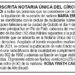Edicto María Emérita Mosquera Ríos