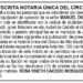 Edicto Manuel Dionisio Mosquera Palacios