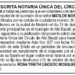 Edicto Matilde Mosquera Cabrera