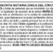 Edicto María Eduvicia Mosquera Zúñiga