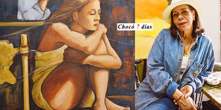 Pinturas de Gloria Arriaga en Bienal de Arte de Italia