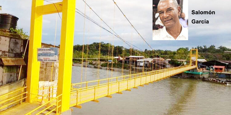 La reconstrucción del puente de Lloró