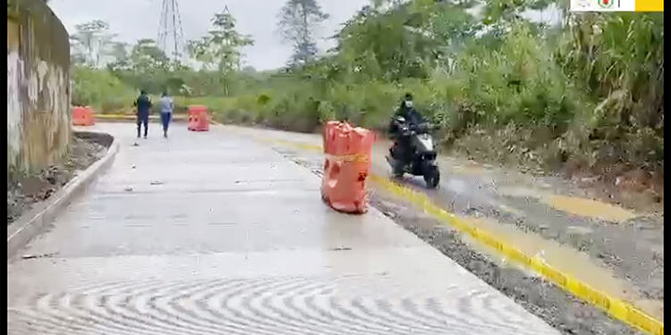 ¿Cómo va la pavimentación del tramo Porvenir-Platina?