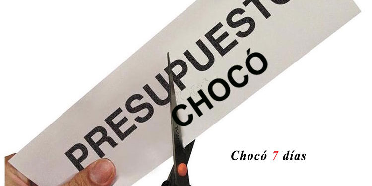 Gobierno nacional reduce presupuesto al Chocó para el año 2022