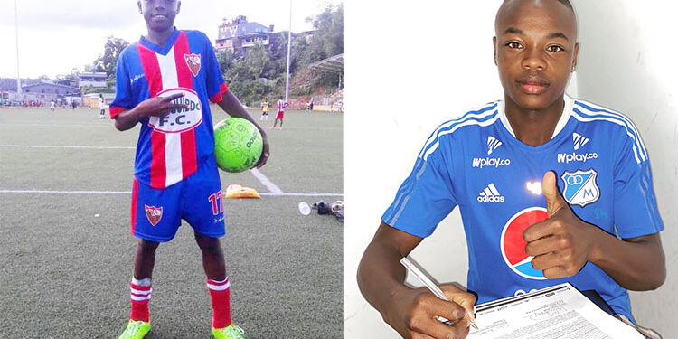 Otro futbolista chocoano firma con el Club Los Millonarios