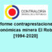 Contraloría: Informe contraprestaciones económicas minera El Roble [1994-2020]