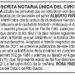 Edicto Alberto Peñaloza Hinestroza