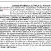 Edicto. Presunción de muerte por desaparecimiento