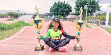 Una chocoana es campeona panamericana y suramericana de BMX