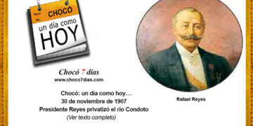 Chocó: un día como hoy…30 de noviembre