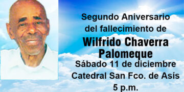 Segundo Aniversario de Wilfrido Chaverra Palomeque
