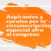 48 listas de candidatos para las dos curules afro