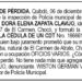 Pérdida CDT. Dora Elena Zapata Clavijo.