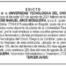 Edicto 3er. aviso José Manuel Arce Mosquera