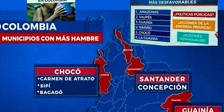 Carmen de Atrato, Sipí y Bagadó, entre los municipios con más hambre en el país
