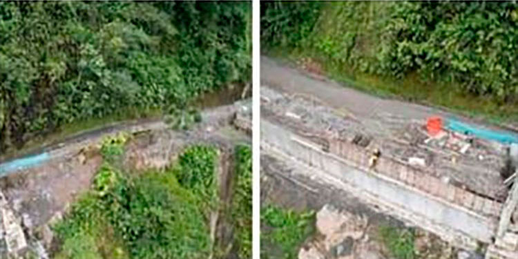 Cierre por obra compleja en la vía Tadó-Pereira