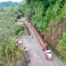Instalaron vigas gigantes para viaducto en Peñas del Olvido