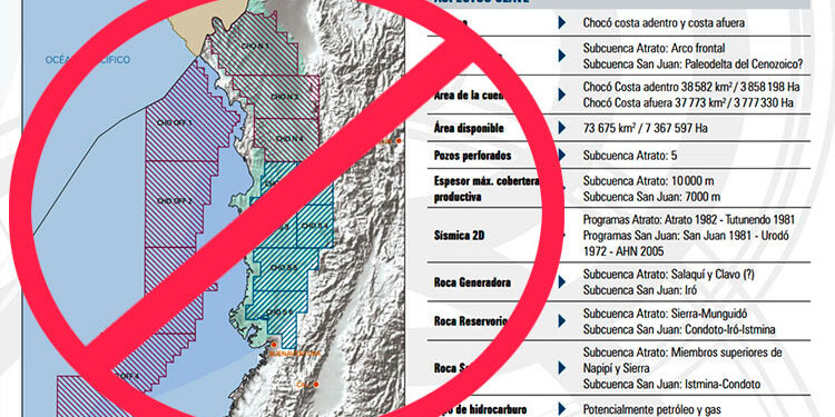 No hubo ofertas para exploración de petróleo y gas en el Chocó