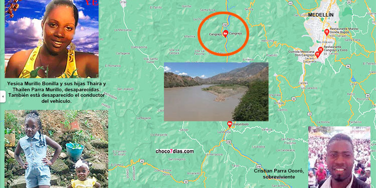 Vehículo que viajaba de Andagoya a Urabá cayó al río Cauca