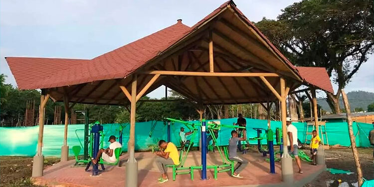 Alcalde de Nuquí inauguró parque biosaludable