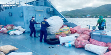 La Armada evacuó 15 toneladas de residuos de Capurganá