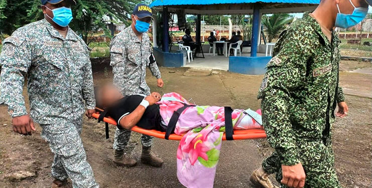 Bajo Baudó: evacúan indígena afectado por artefacto explosivo