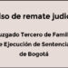 Aviso de remate judicial